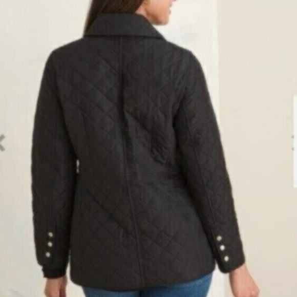 NWOT Chico's Modern Quilted Jacket - Red - Picture 6 of 10